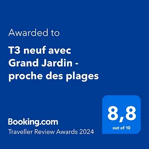 T3 Neuf Avec Grand Jardin - Proche Des Plages Apartment